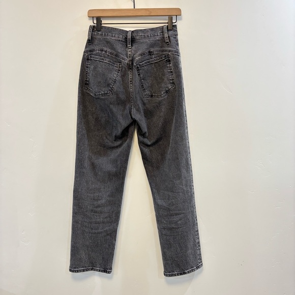 MADEWELL The Petite Perfect Vintage Straight Jean in Meaford Wash Seamed Edition - Picture 7 of 8